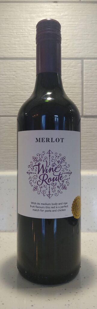 Wine Route Merlot bottle front